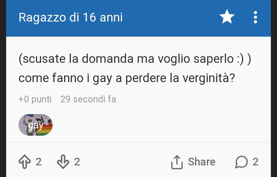 Quando un uomo e un uomo si vogliono tanto bene fanno sesso cazzo, ecco come perdono la verginità i gay