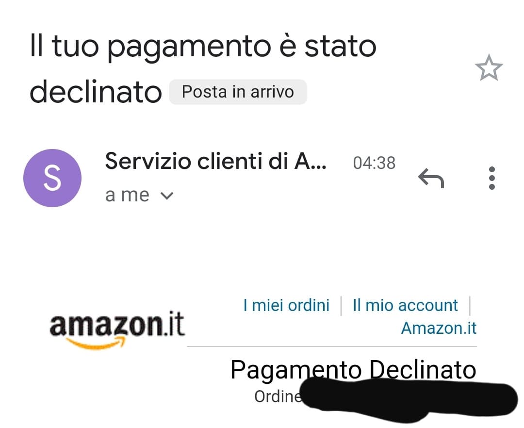 È successo questo