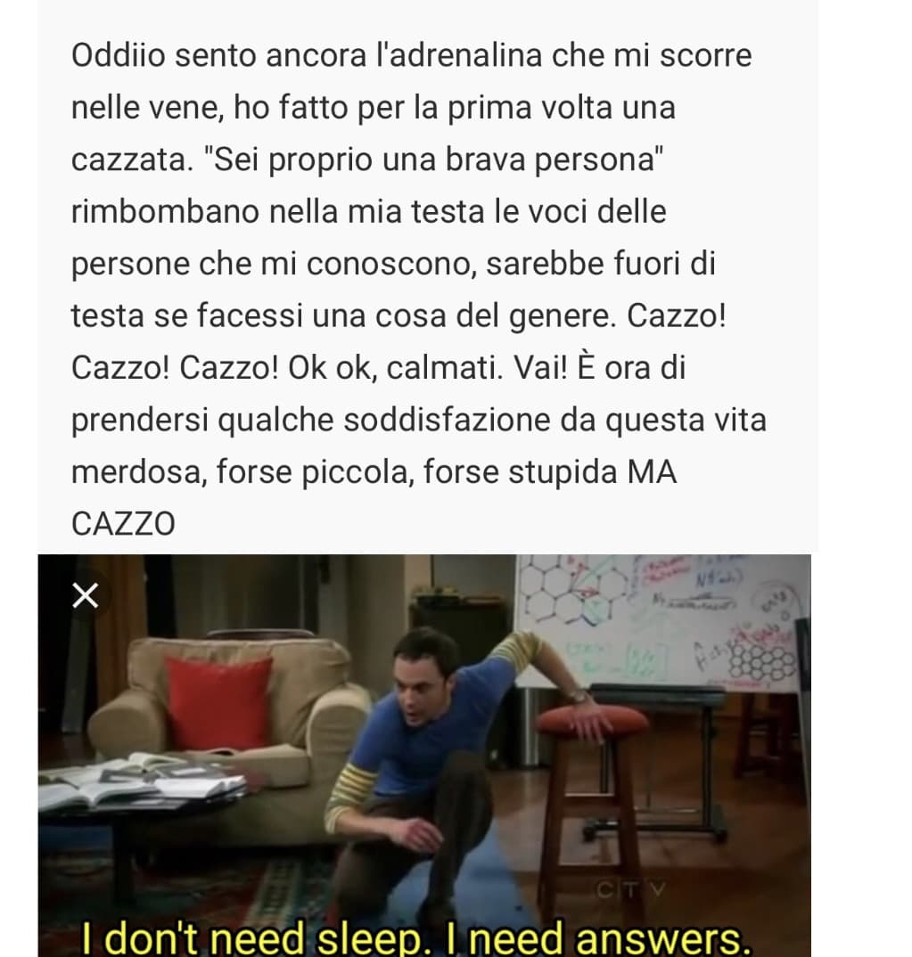 Mi sono pure scordata di commentare