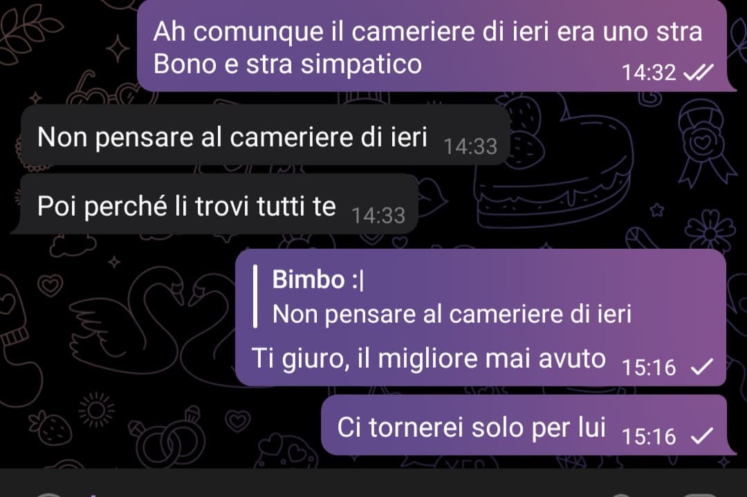 Non so come si chiama. Peccato però 