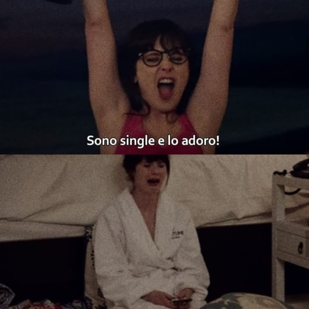 Tutti diciamo che è bello esse single ma alla fine non è vero 