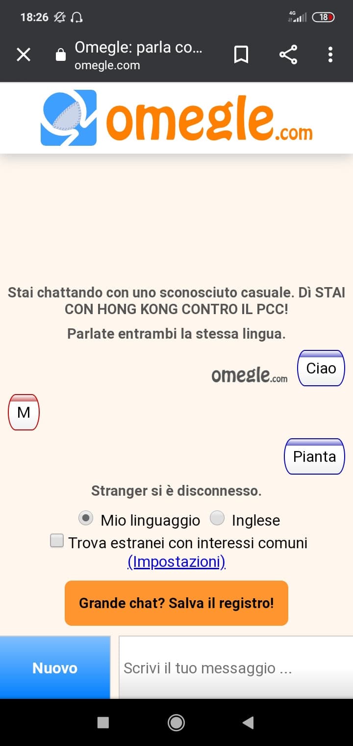 Prank su Omegle 