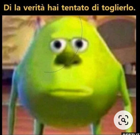 io senza occhiali che me ne sono accorta 5 minuti dopo: