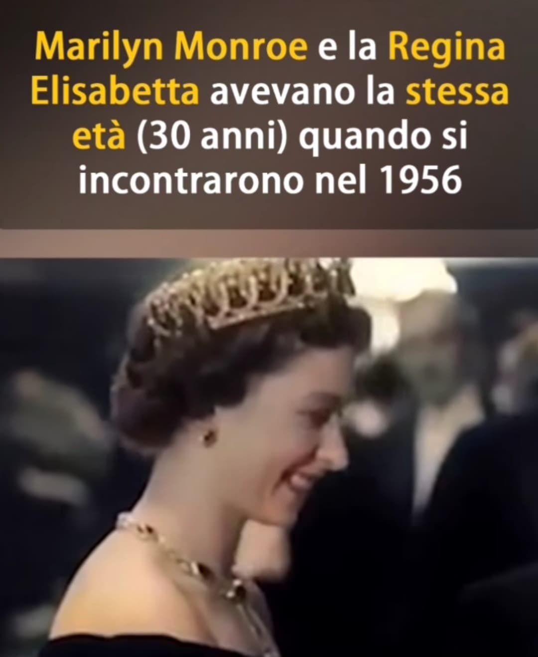 Non la regina che guarda il seno alla Monroe? (desc)