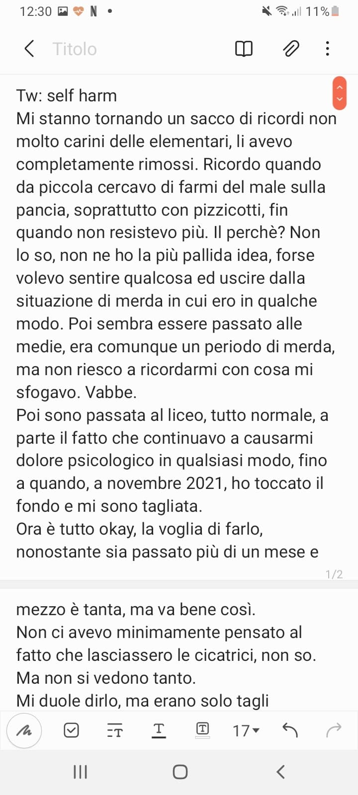 Se vi va di leggere, ecco a voi (tw:sh)