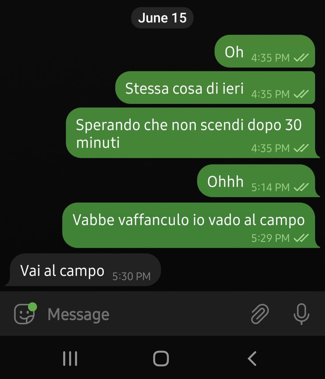 Ore 6:20. Sono ancora solo. E poi si lamentano che non ho amici Dio bellissimo 