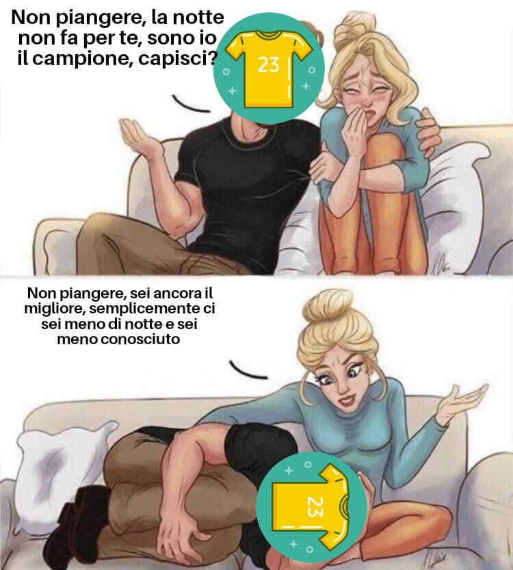 Doveva essere un meme dissing non so perché è uscito così. Ma sopratutto parlo con lui o con me stesso *sad music*