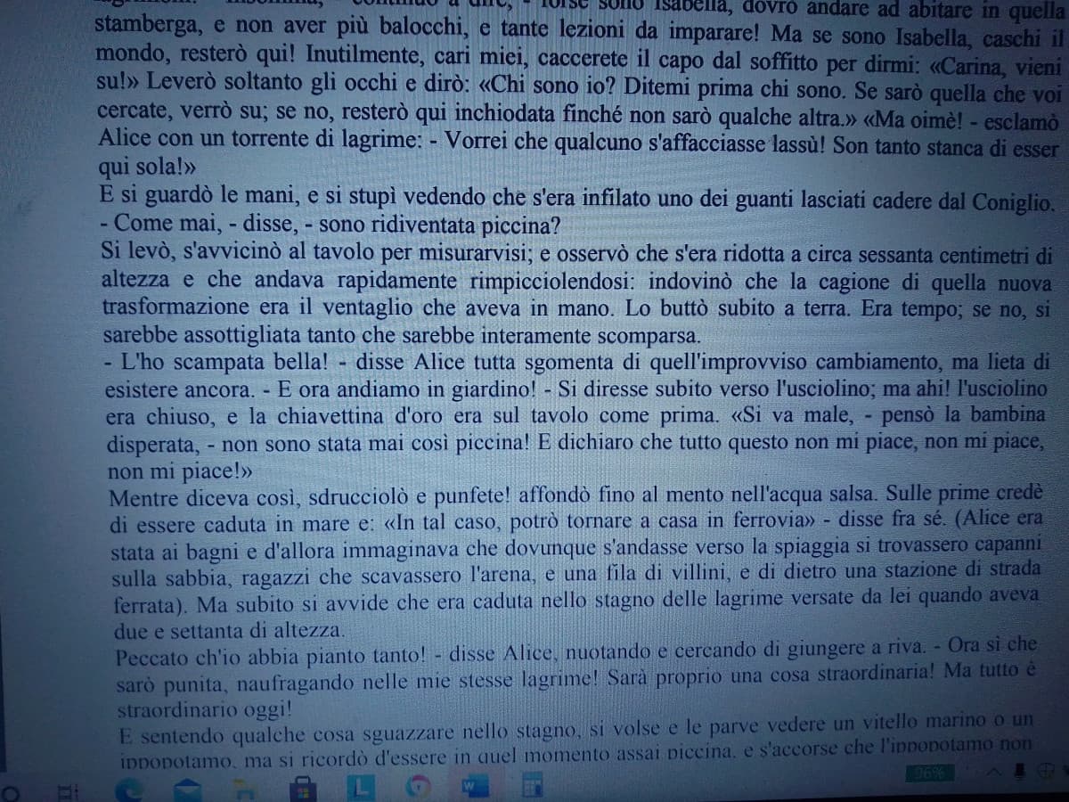 Secondo voi se comincio a rimpicciolire prima o poi sparisco?