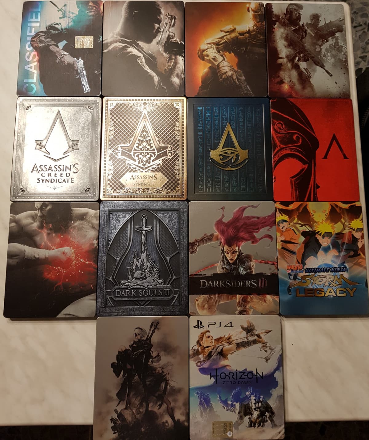 No niente volevo solo farvi vedere la mia collezione di steelbook di videogame