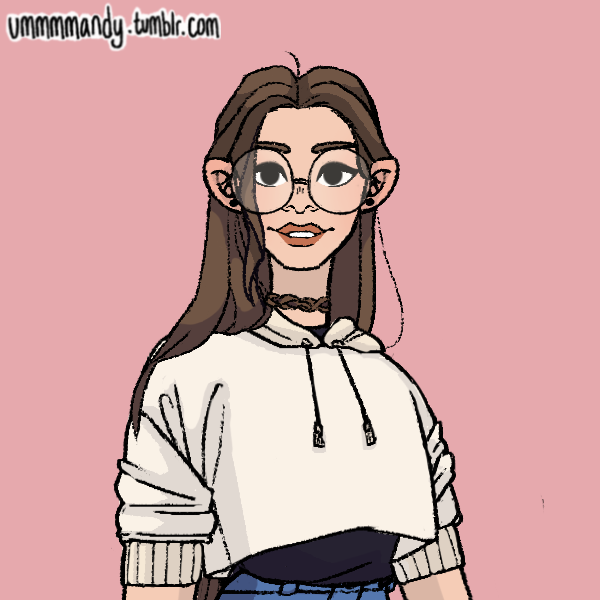 Pubblico l'ennesimo ritratto di me fatto con Picrew 