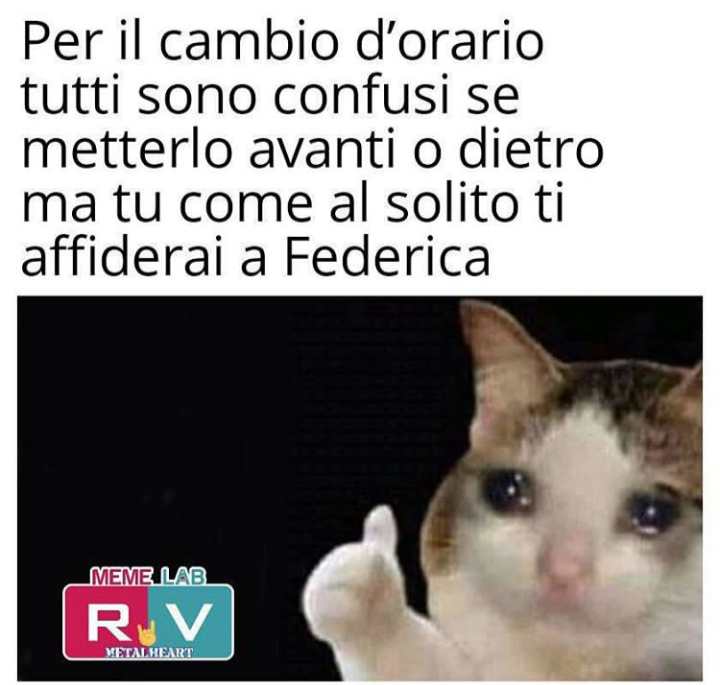 Si è repost, ma sti caz