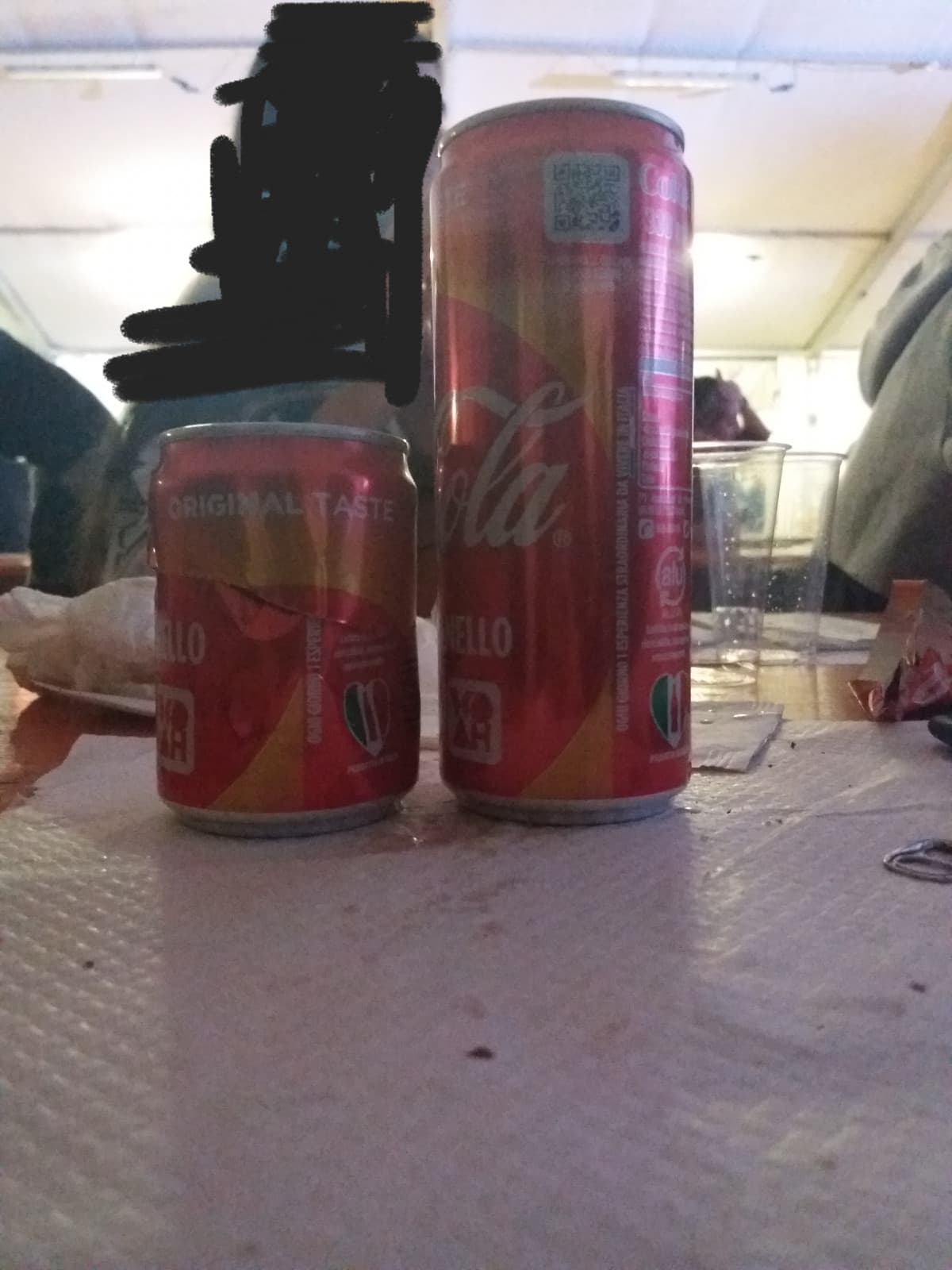 Mentre le persone normali bevono la coca e poi buttano la lattina,  io faccio ste cose ?