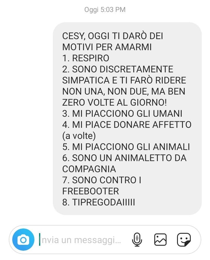 Io consapevole del fatto che in genere non risponde alle persone a cui ha già risposto e quindi posso scrivere tutte le cretinate che voglio: stonks