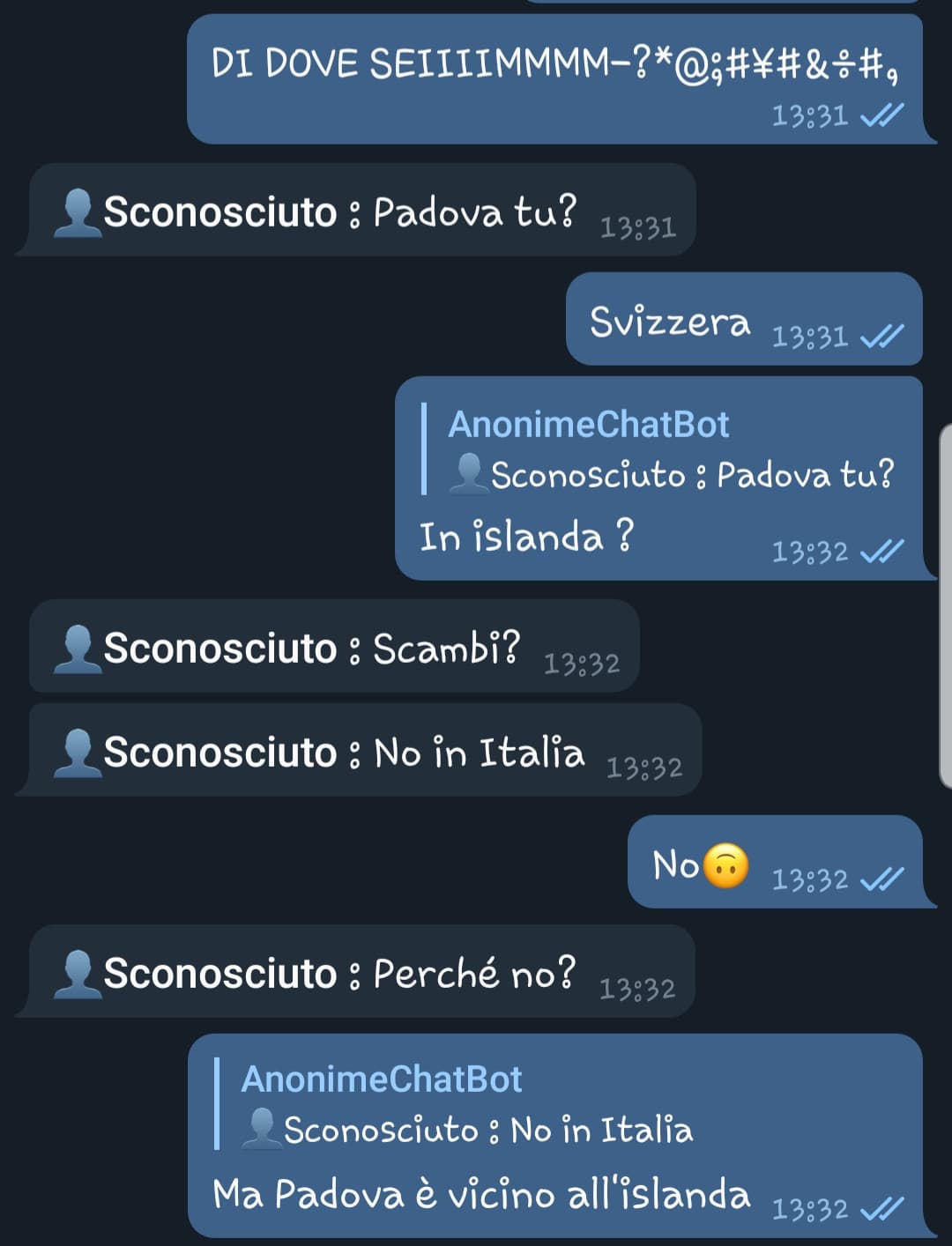 Non è molto bravo in geografia 