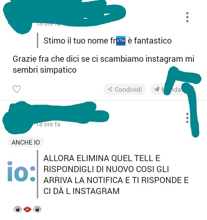 Io non intendevo proprio così-