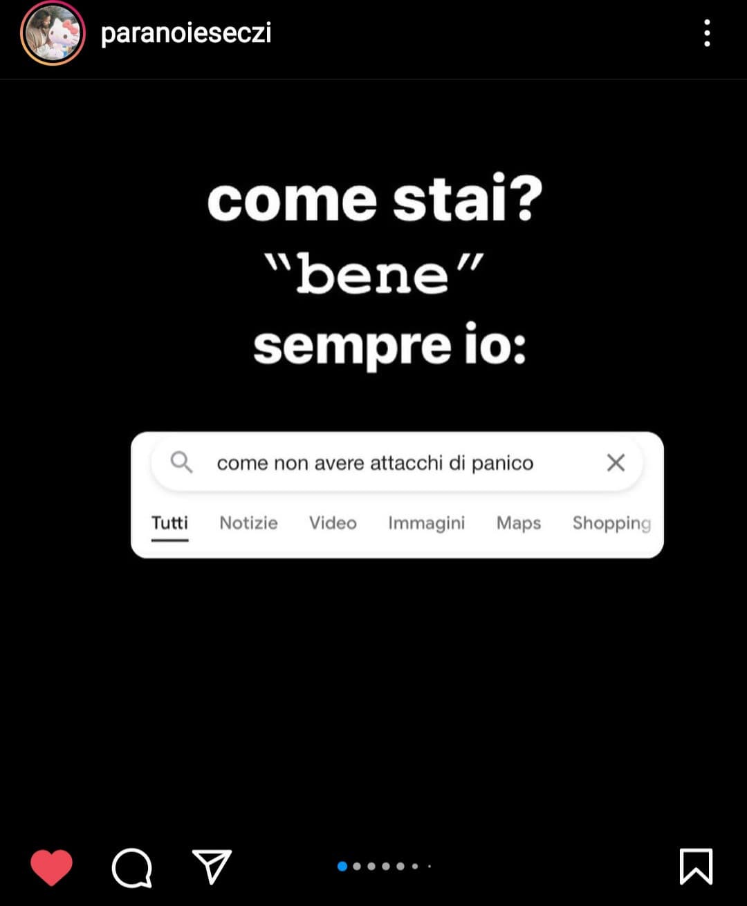 Quando vorresti repostare sta cosa nelle storie, ma al contempo non vuoi attirare l'attenzione