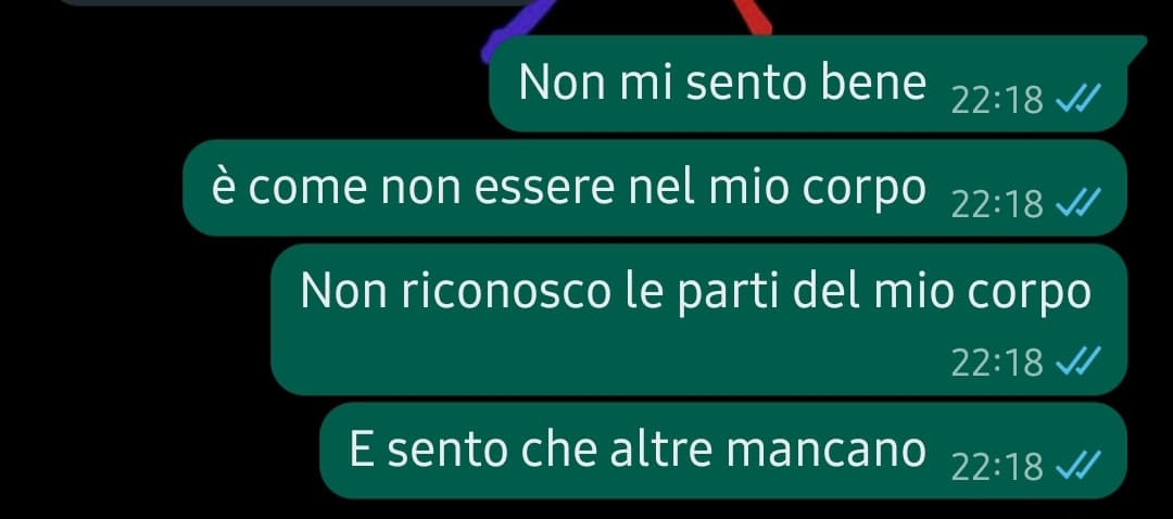 Non è il mio corpo, si sono sbagliato