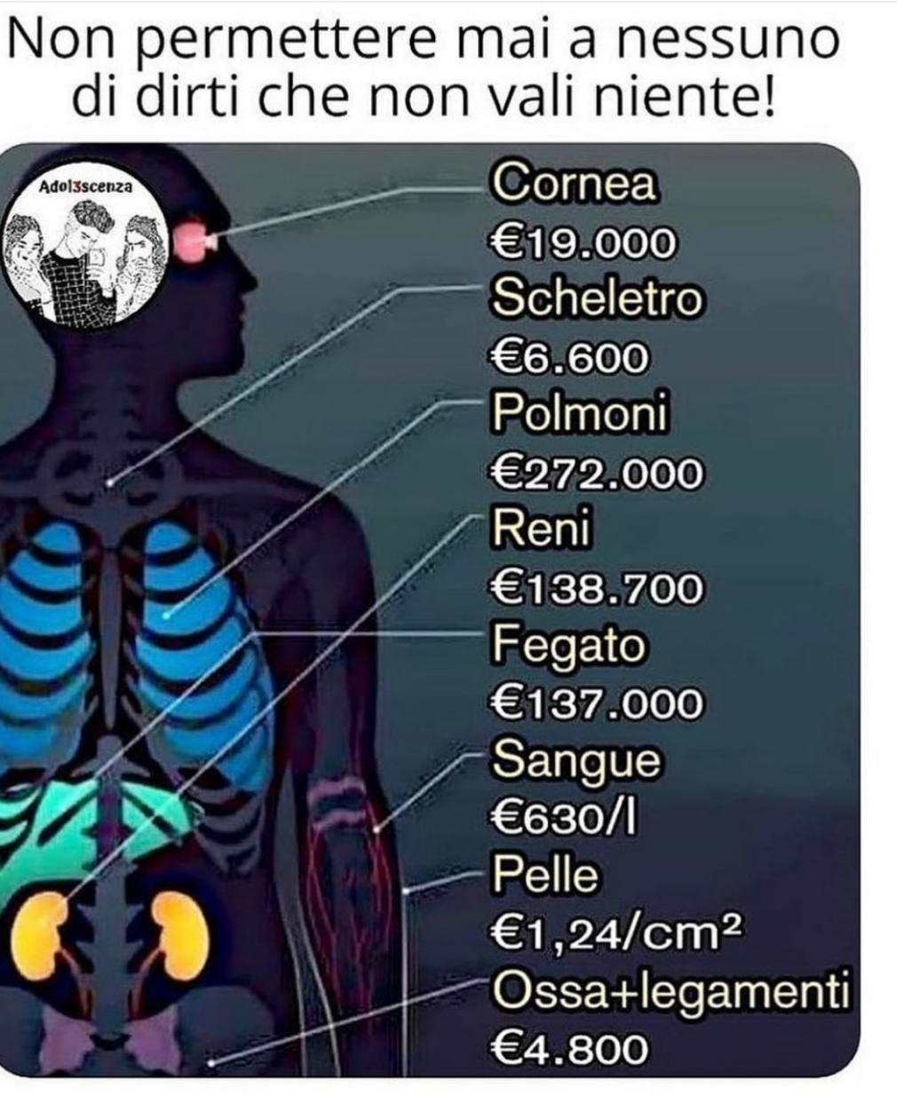 Invece valiamo parecchio