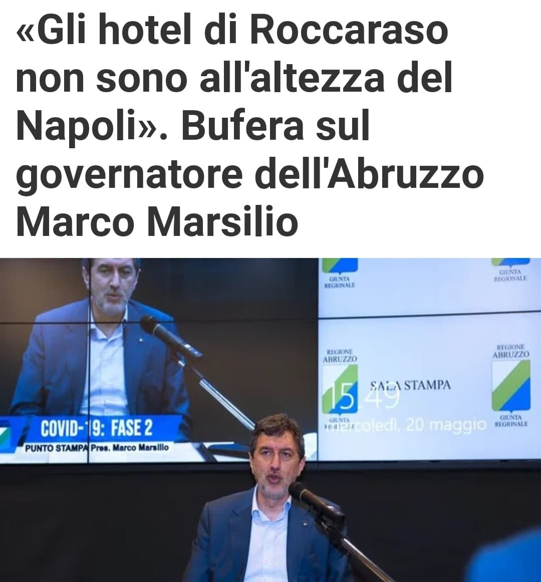 Ecco cosa succede quando un romano amministra una regione che non conosce :)