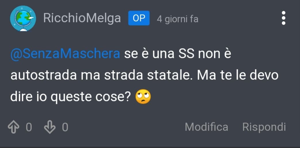 Qua mi sono sentito "superiore" per la prima volta >:)