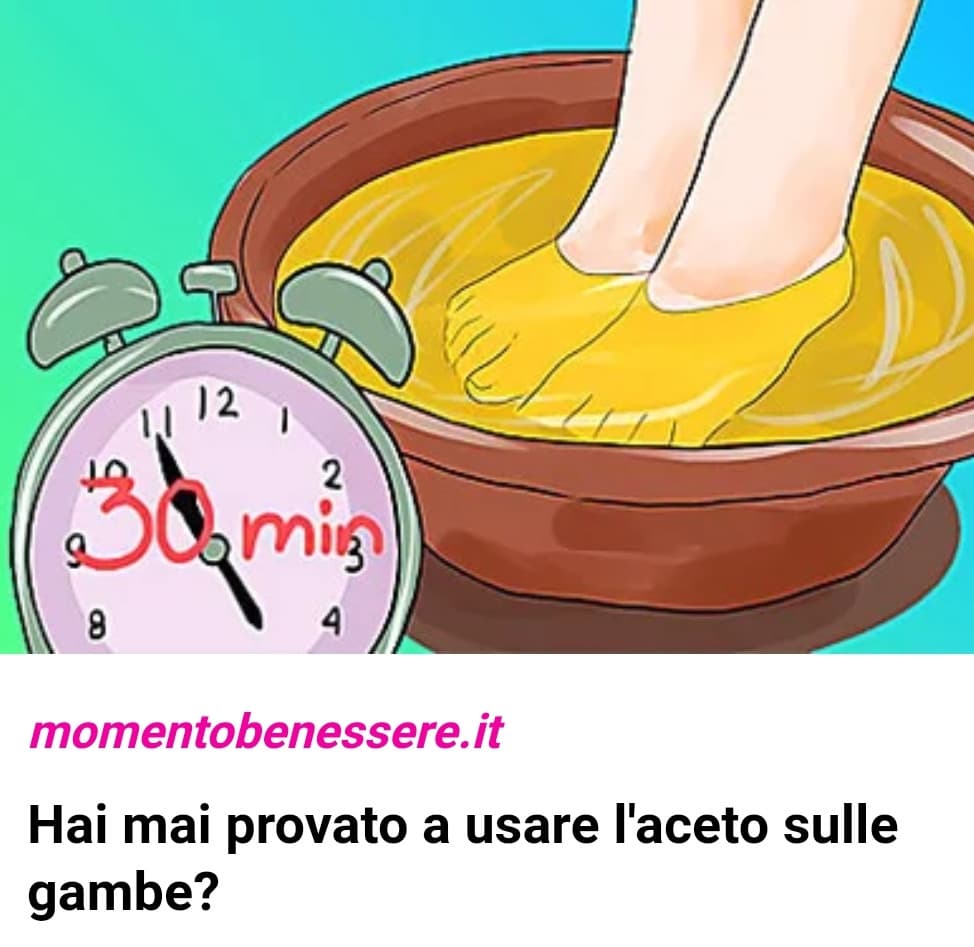 Non ne sono completamente certa ma quelli immersi in quella sottospecie di piscio sono piedi e non gambe