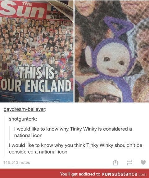 Ciao Tinky Winky(?)