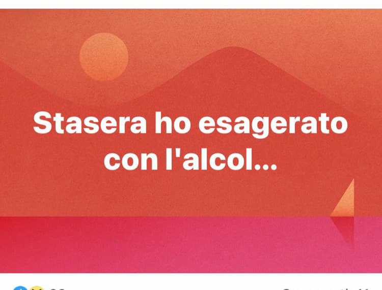 dopodomani voglio essere come la mia prof e documentare la mia serata su Facebook come una vera boomer.