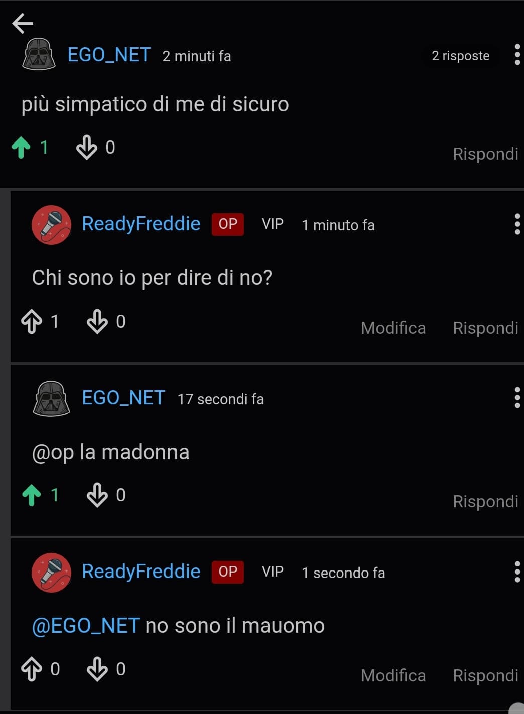 Visto? Sono simpatico 