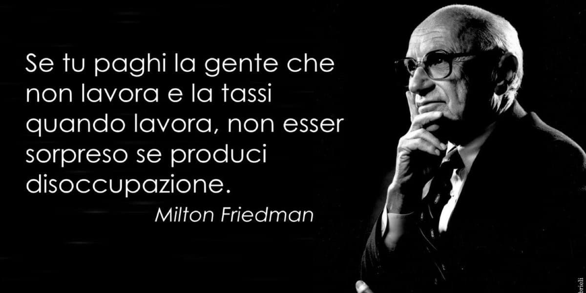 I sussidi non sono la soluzione al problema, lo Stato non è la soluzione al problema, bensì il problema 