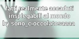 Oggi vi propongo una storia un po' complicata da capire. (Chi vuole essere taggato per future storie mi faccia sapere.)