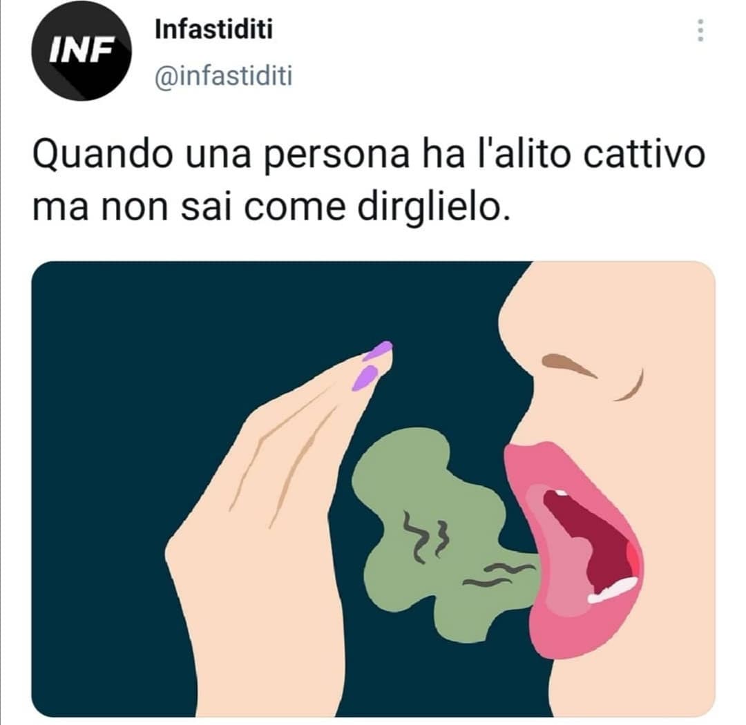 Io in genere prendo una chewing gum per me e ne offro una sperando potentemente che dica di sì 