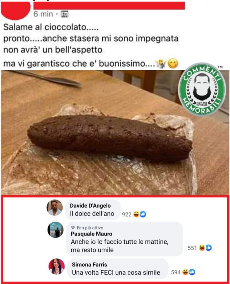 Quando si dice che in cucina fai cagare...