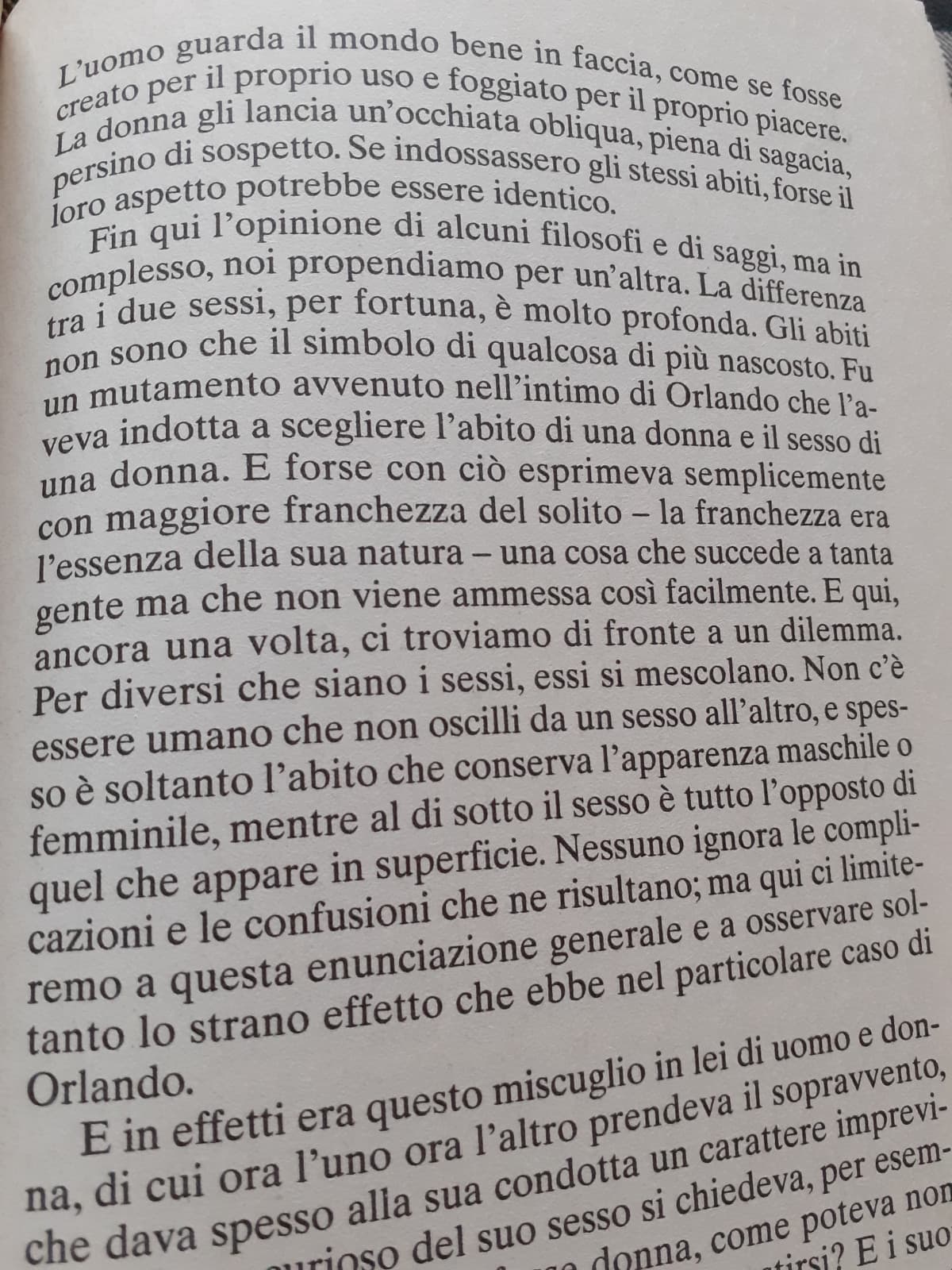 Ogni tanto mi stupisco di quanto fosse avanti Virginia Woolf...