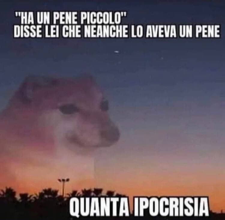 L'immagine parla da sé