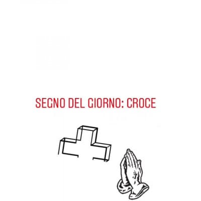 Segno del giorno: croce