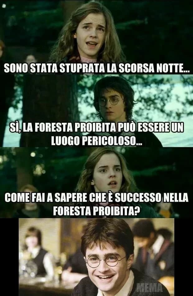 La prossima volta sta più attenta Hermione. 