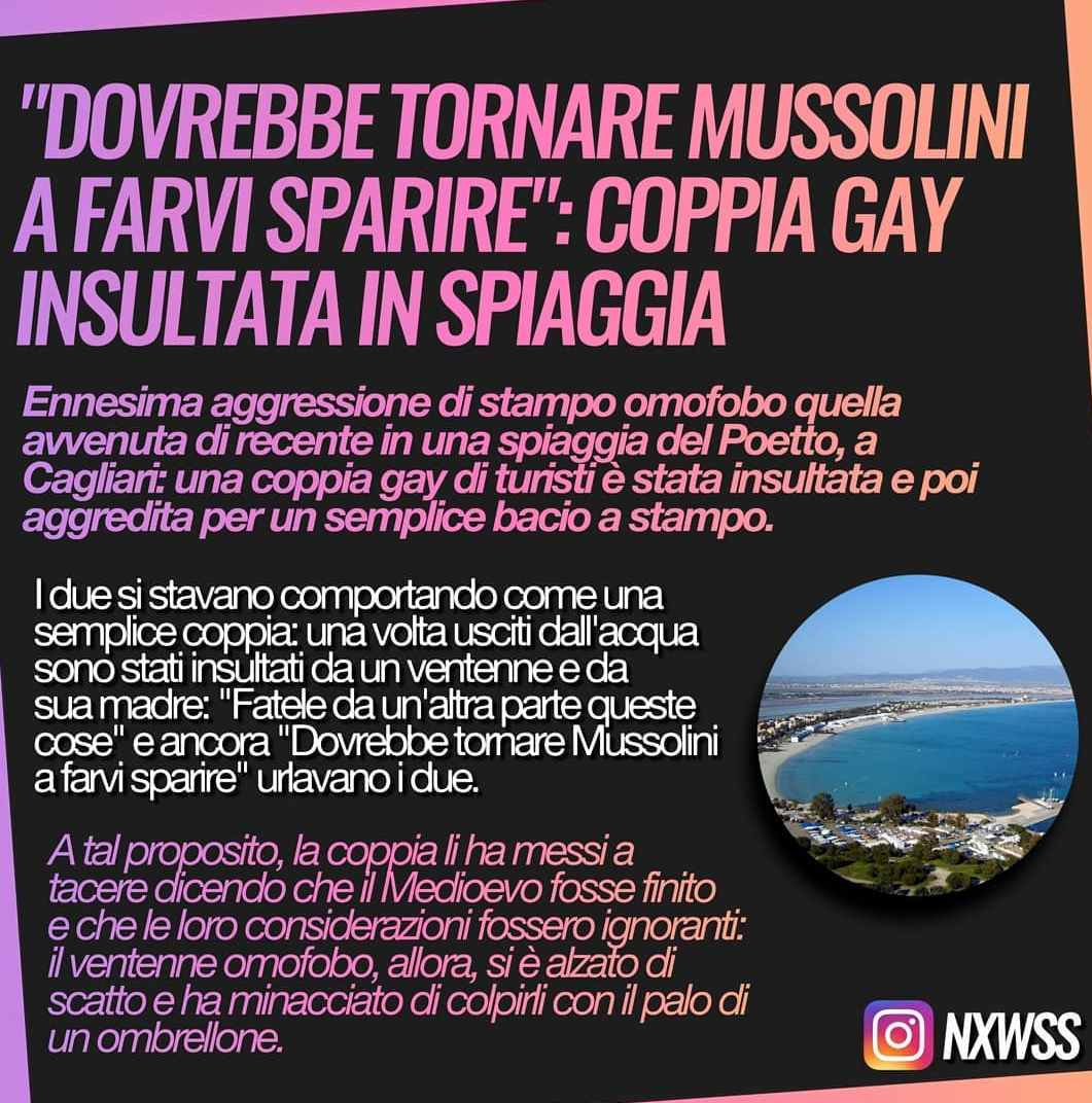 ricordiamoci il mese scorso la coppia etero che stava scopando sulla spiaggia oppure quando tre ragazzi hanno stuprato una ragazza in pubblico... Ma no sono gli omosessuali a dare cattivi esempi ai bambini e a dover tenere la loro omosessualità a casa vero