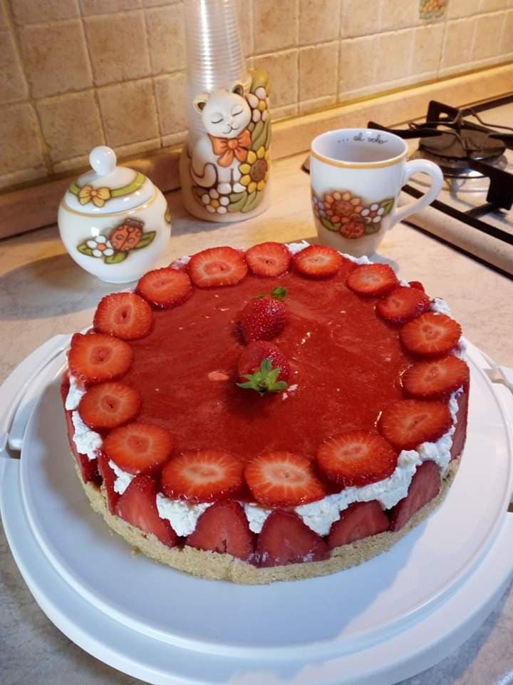 Torta alle fragole?❤