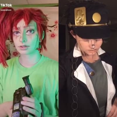 Quando la tua cosplayer preferita fa il cosplay di kakyoin: 