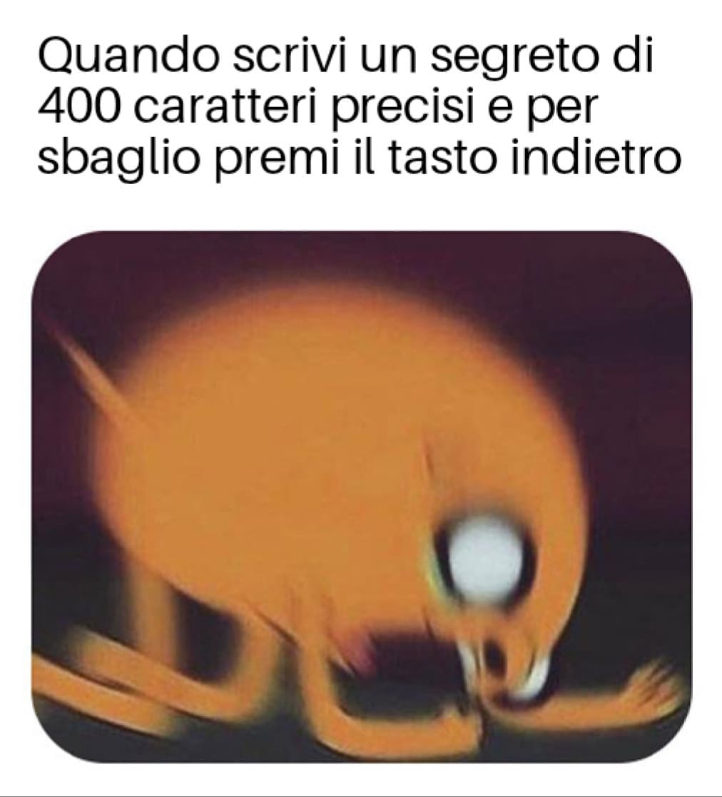 Non lo auguro nemmeno al mio peggior nemico