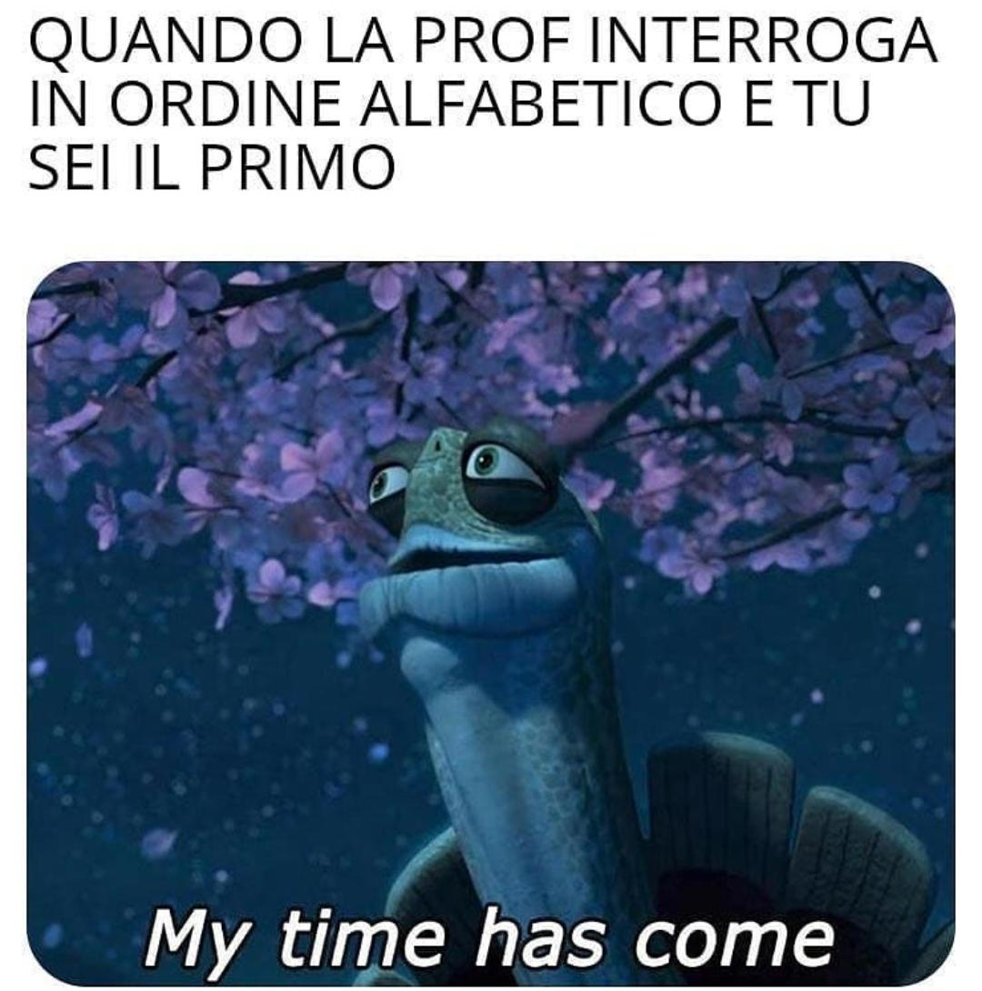 Avendo il cognome con CA sono terzo ma diciamo che siamo lì ??