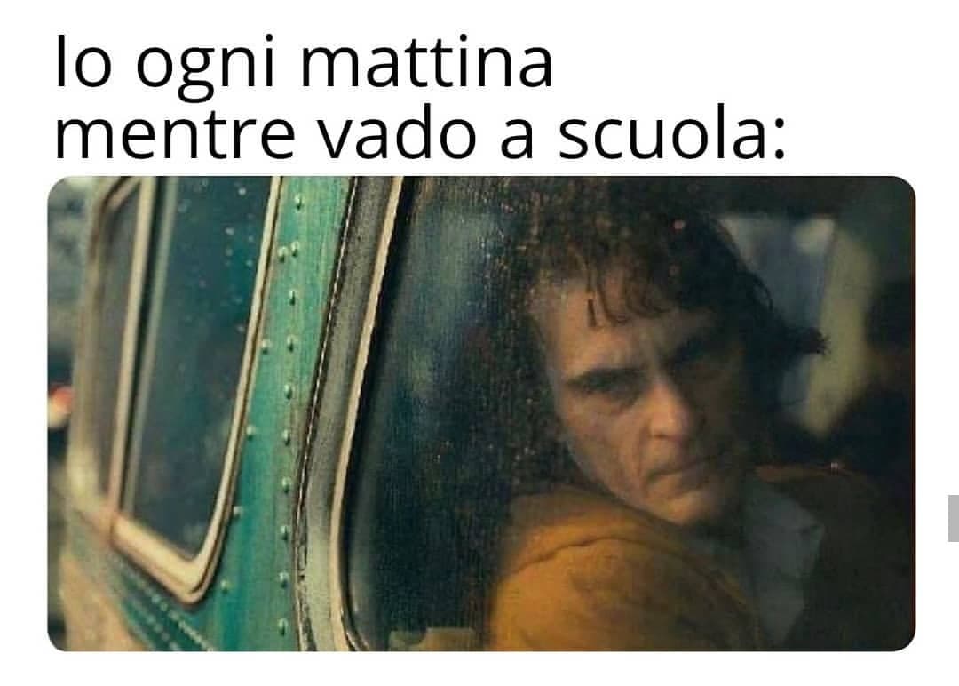 Io quando andavo a scuola??