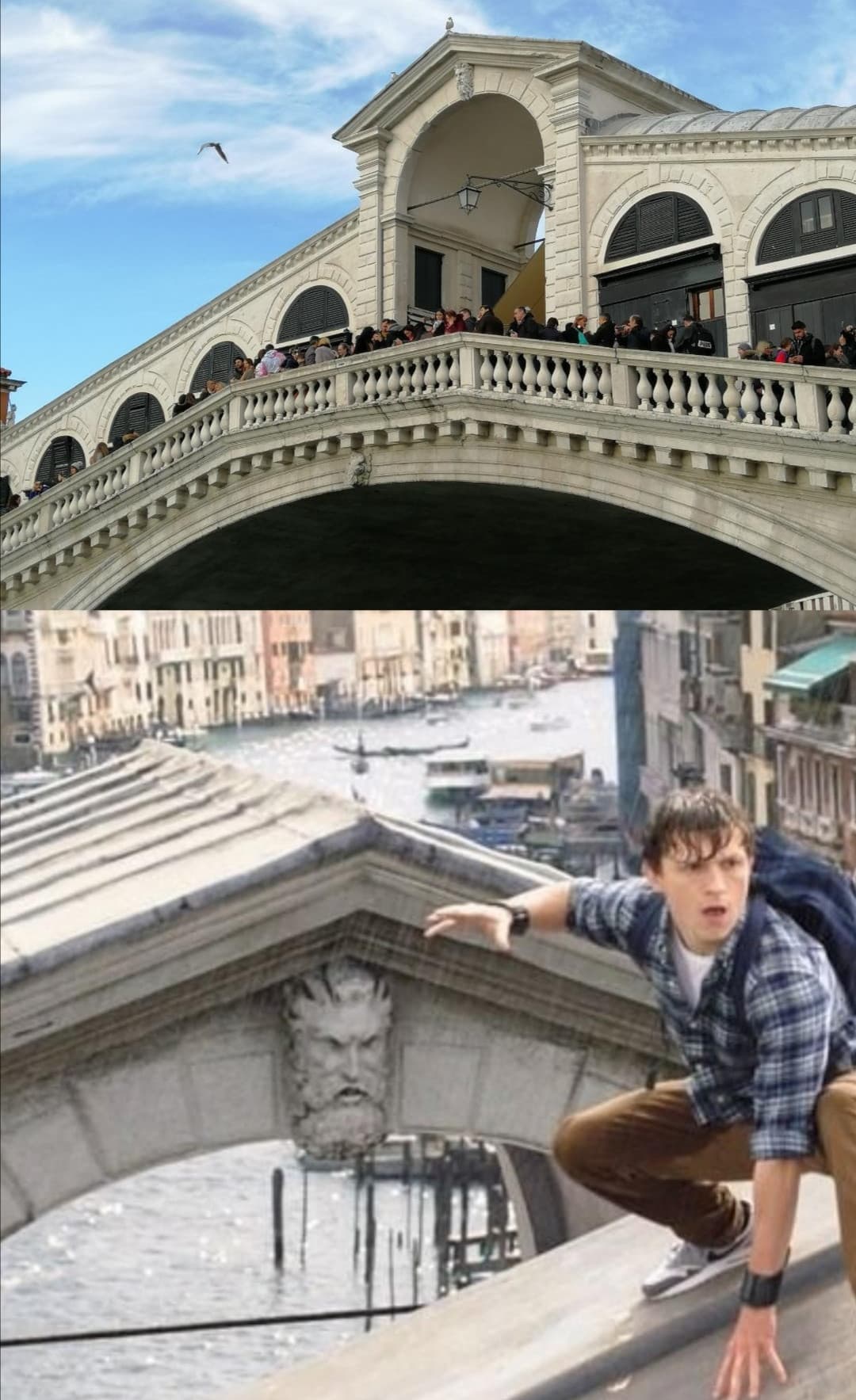 È stato bello andare nei posti a Venezia dove hanno girato Spider-Man Far From Home❤️?