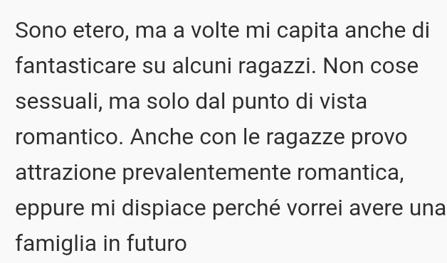 Un po' di "sono etero ma".