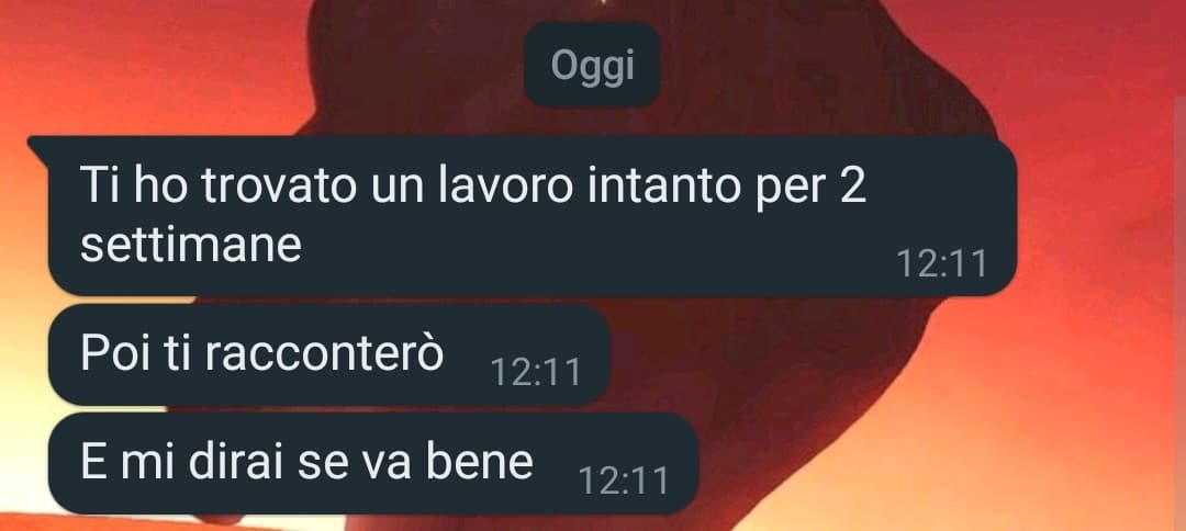 Gg per mia madre. Spero non sarà troppo faticoso. Ma onestamente mi va bene anche montare i mobili 