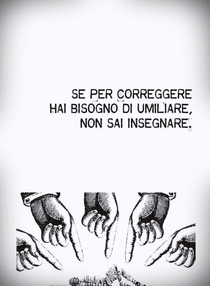 Non basta sapere dalla a alla z di qualcosa. 