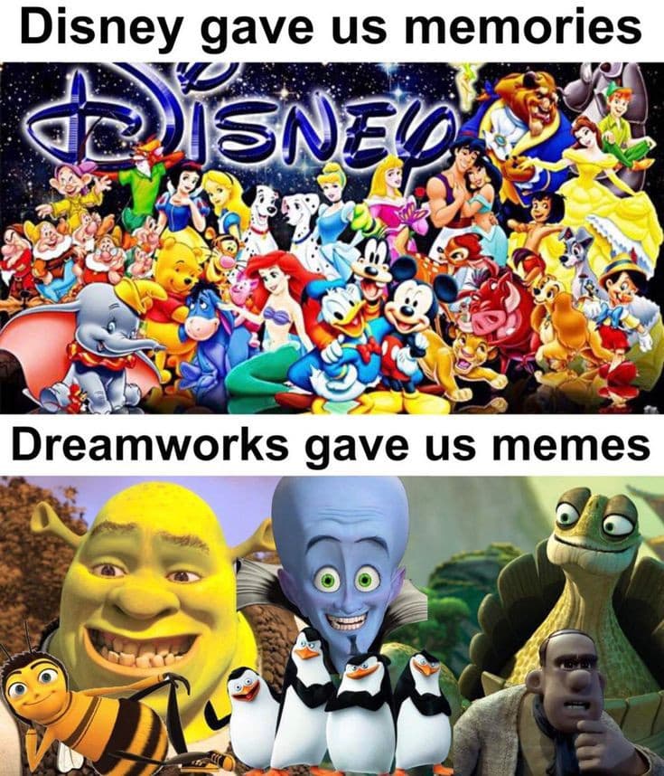 Dreamworks ?creare almeno un meme ogni volta che produce un cartone 