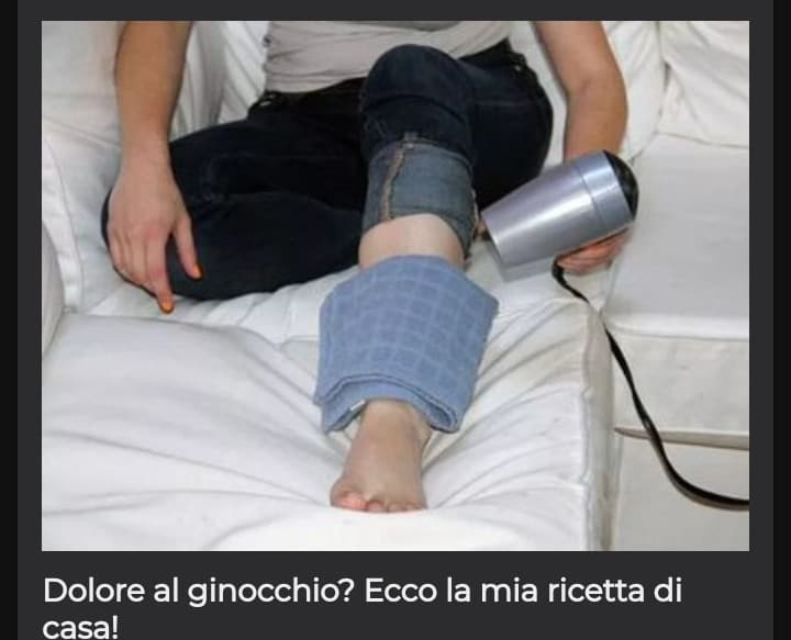 Dolori al ginocchio? Scioglitelo per non sentirli più! 