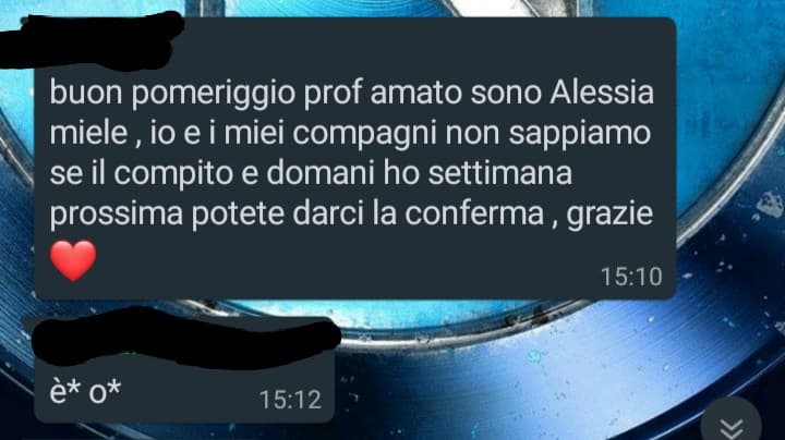 Cose strane nel gruppo dei professori ...