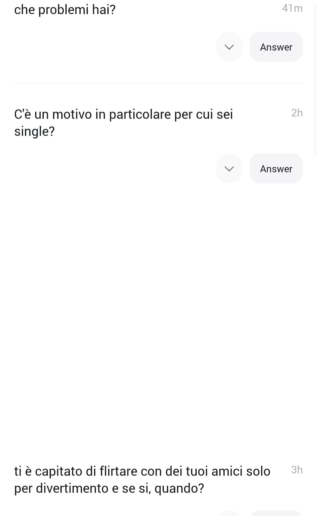 Preferisco occupare il mio tempo per me. Migliorarmi e dedicarmi alle mie passioni. I ragazzi sono una perdita di tempo. Non sono come il ex che non è capace di stare da solo e oggettifica le persone ?